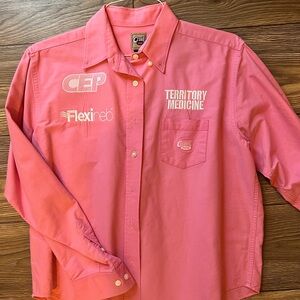 Cruel Girl Pink Button Down Shirt